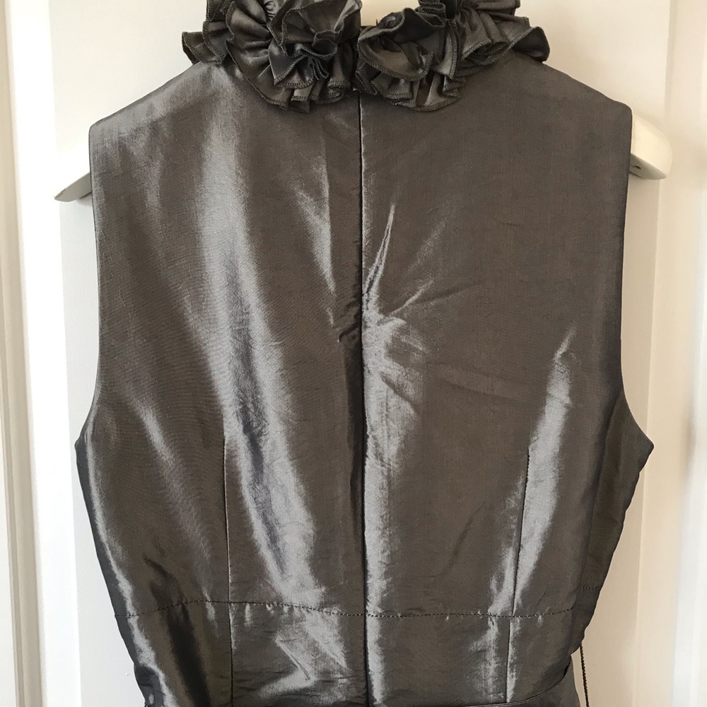 Gorgeous Silver-Grey Dress, Size 10 - Picture 5 of 7